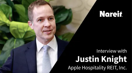 Justin Knight, president and CEO of Apple Hospitality REIT 