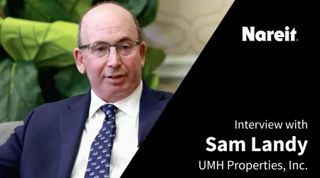 Sam Landy, president and CEO of UMH Properties, Inc.