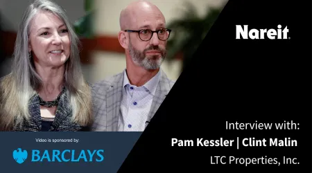 Pam Kessler and Clint Malin, co-presidents and co-CEOs, LTC Properties