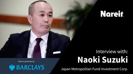 Naoki Suzuki, president and CEO, Japan Metropolitan Fund Investment Corp.