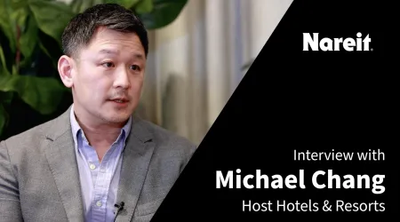 Michael Chang, first vice president and head of sustainability and resilience at Host Hotels & Resorts