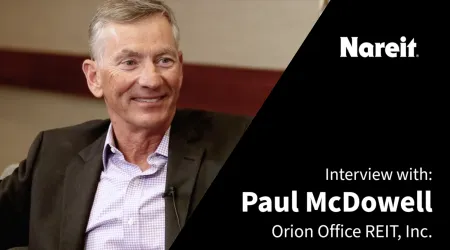 Paul McDowell, CEO, Orion Office REIT