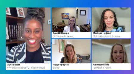 Corporate philanthropy webinar panel
